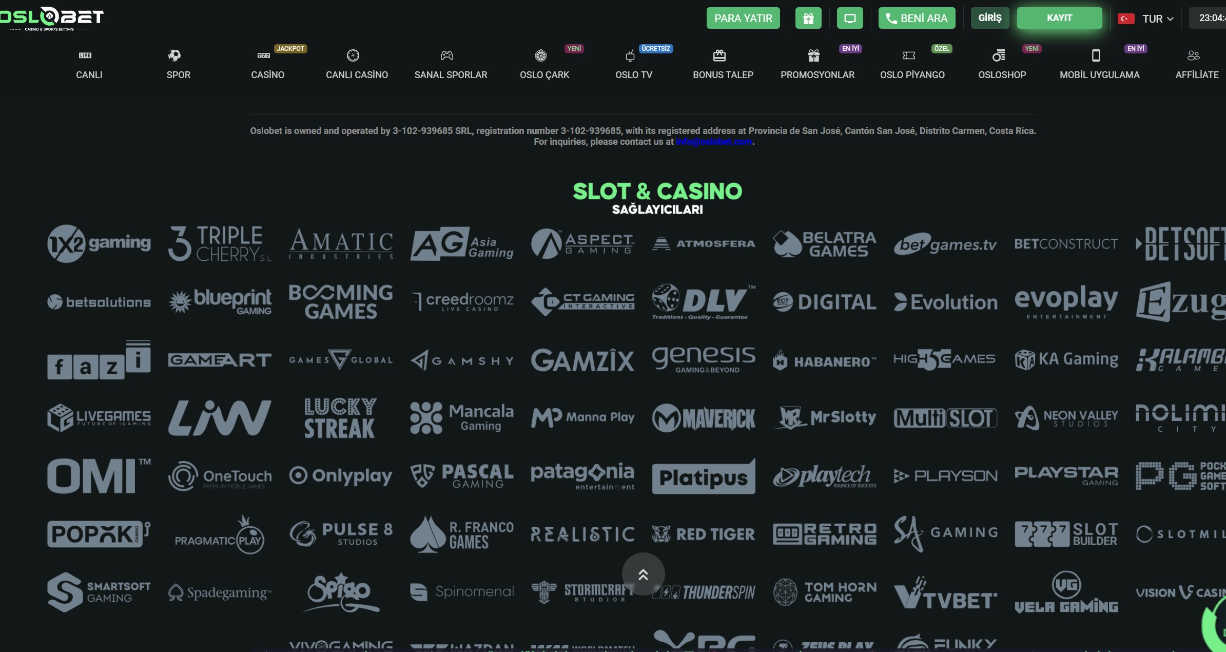 oslobet mobil giriş